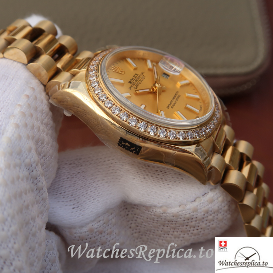 Swiss Rolex Datejust 279138RBR-0014 Stainless steel strap 28MM - WatchesReplica.is