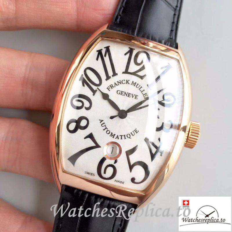 Swiss Franck Muller Casablanca Date Replica 8880 C DT Black Strap 39.5MM×55.3 MM - WatchesReplica.is