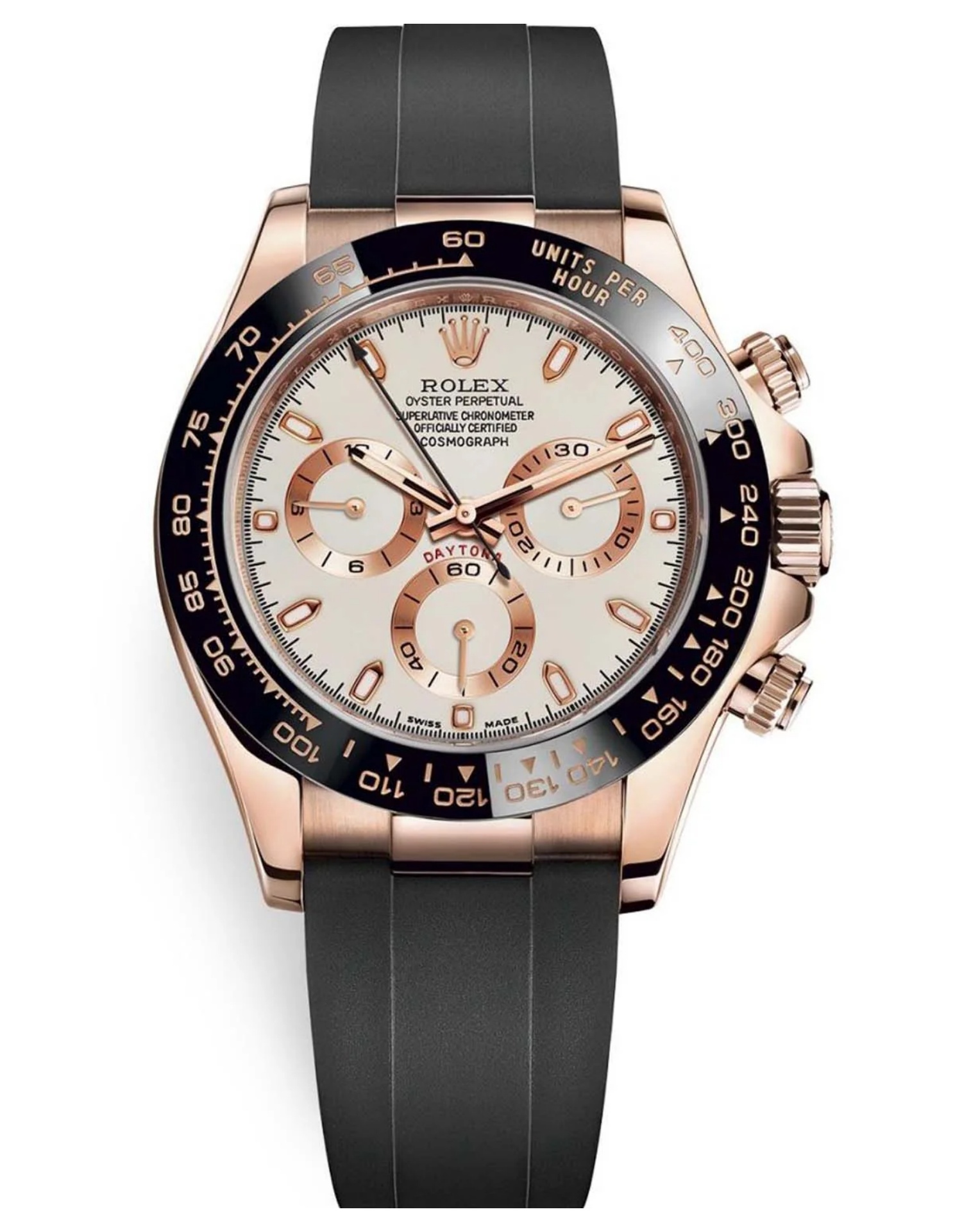 Rolex Daytona Rose Gold with Ivory Dial 40mm 116515LN - WatchesReplica.is