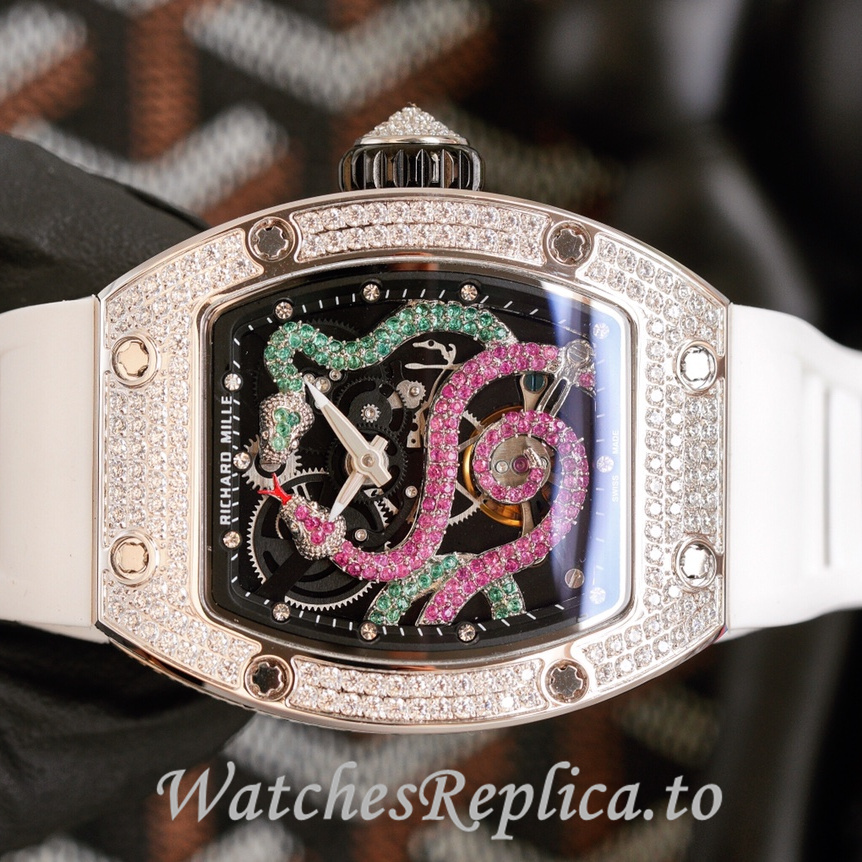 Richard Mille Replica RM26-01 Rubber strap 50MM - WatchesReplica.is