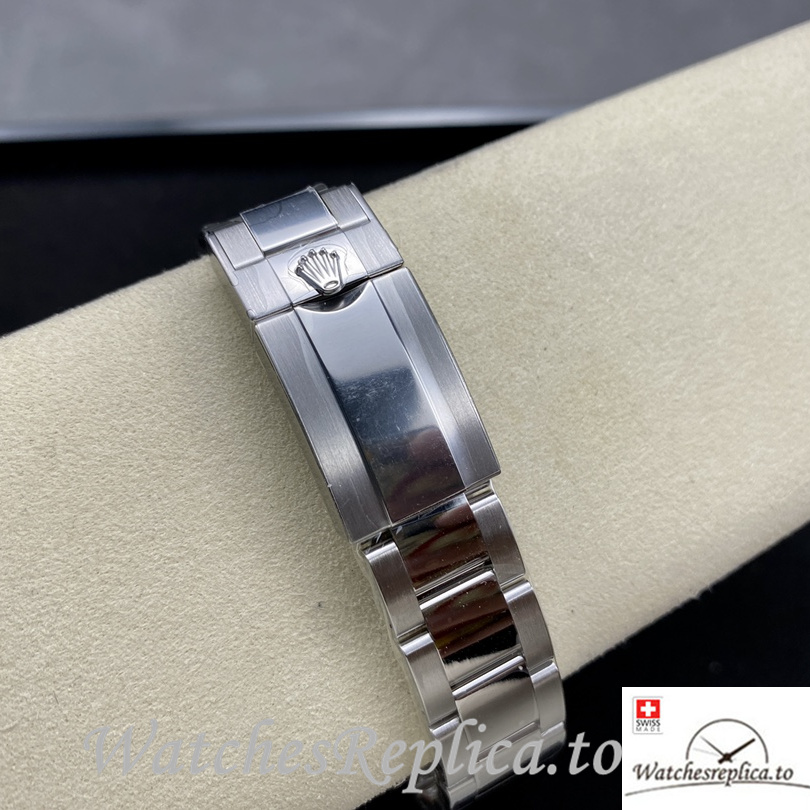 Swiss Rolex Daytona Replica 116509 Stainless steel strap 40MM Black Dial Numbers Marks - WatchesReplica.is