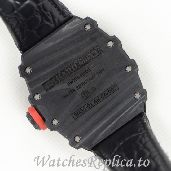Richard Mille Replica RM35-01 Canvas strap 50MM - WatchesReplica.is