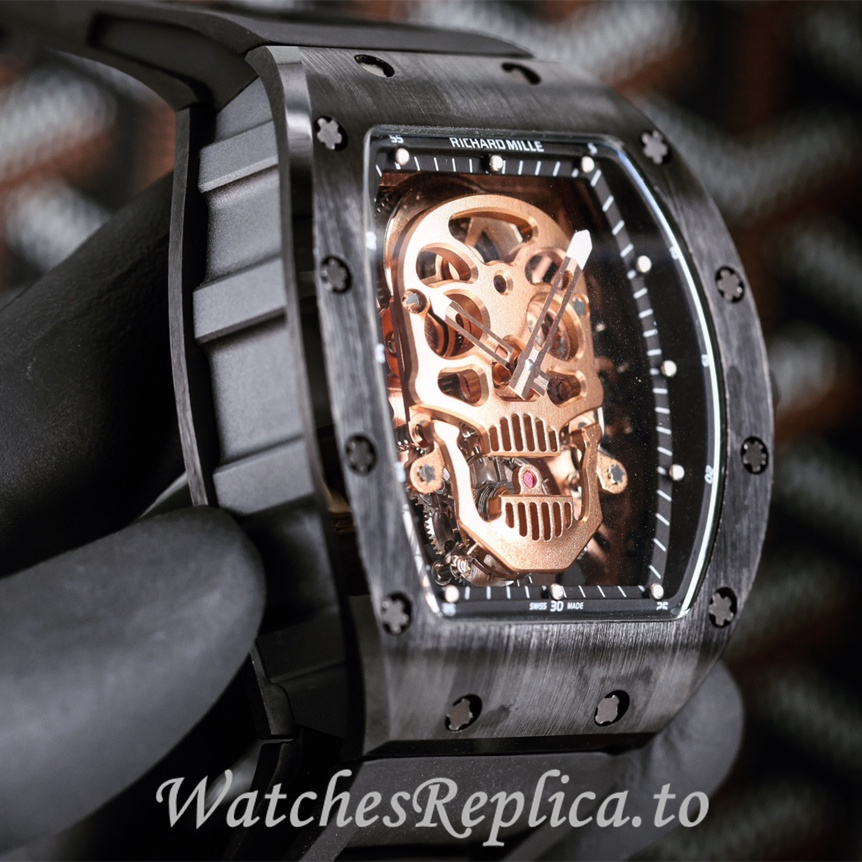 Richard Mille Replica RM052 Rubber strap 50MM - WatchesReplica.is