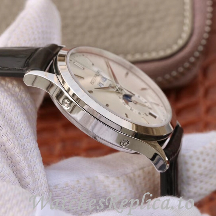 Patek Philippe Replica Complications 5396 Leather strap 38.5MM - WatchesReplica.is