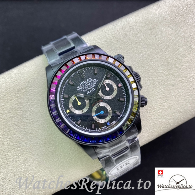 Swiss Rolex Daytona 116598RBOW Replica Stainless steel strap 40MM - WatchesReplica.is