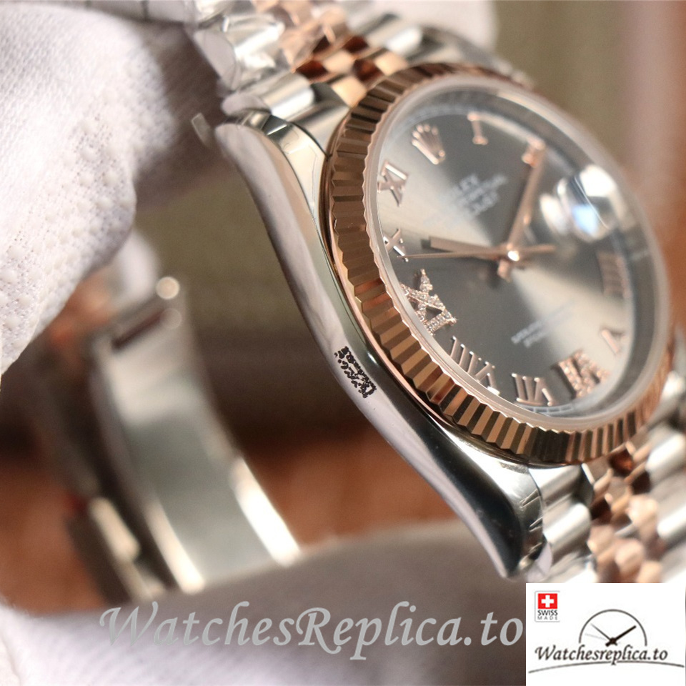 Swiss Rolex Datejust Replica 126233 Stainless steel strap 36MM - WatchesReplica.is