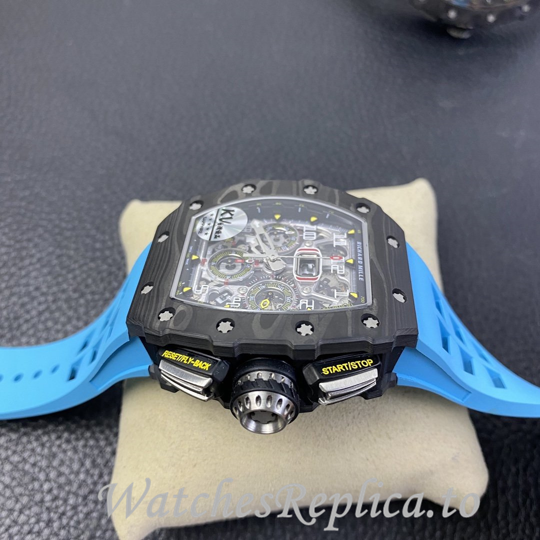 Richard Mille Replica RM-011 Rubber strap 50MM - WatchesReplica.is