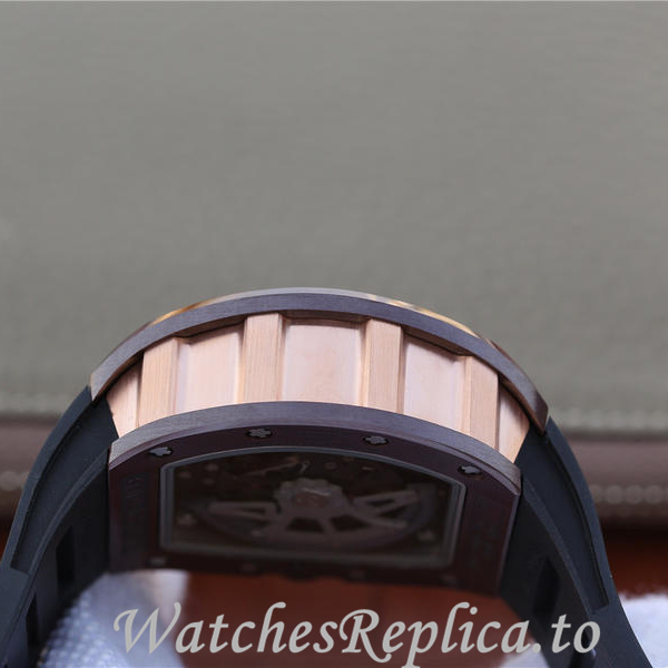 Richard Mille Replica RM011 Rubber strap 50MM - WatchesReplica.is