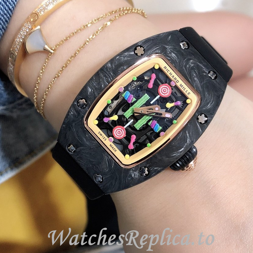 Richard Mille Replica RM37-01 Rubber strap 52.65x34.40MM - WatchesReplica.is