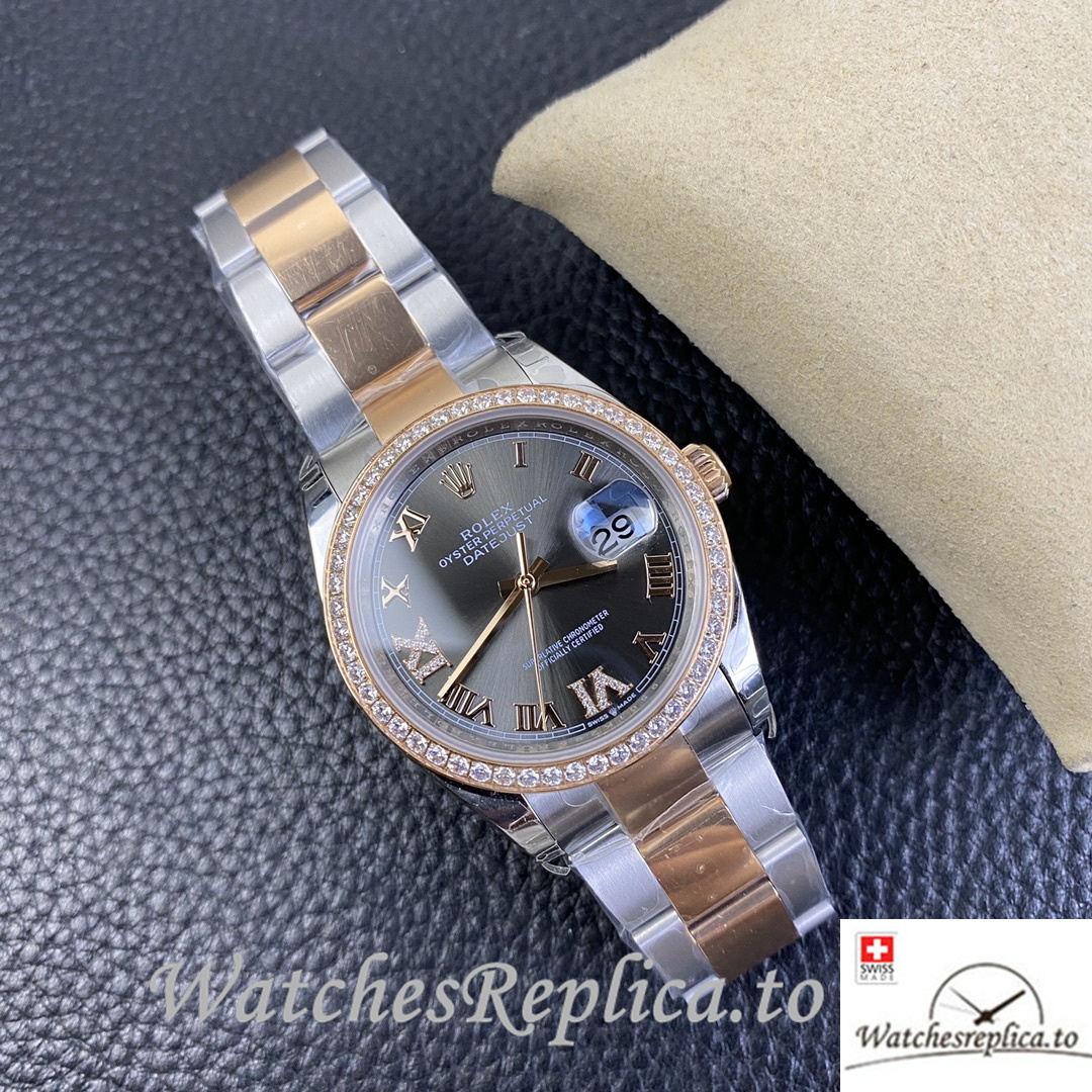 Swiss Rolex Datejust Replica 126233 Stainless steel strap 36MM - WatchesReplica.is