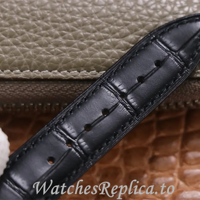 Patek Philippe Replica Complications Leather Rubber strap 42MM - WatchesReplica.is