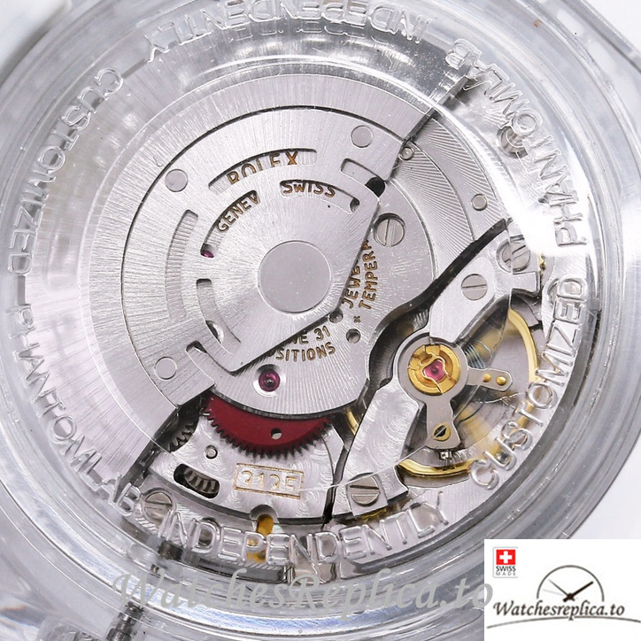 Swiss Rolex Submariner Replica Rubber strap 40MM PHANTOMLAB&ROLEX Green Dial - WatchesReplica.is