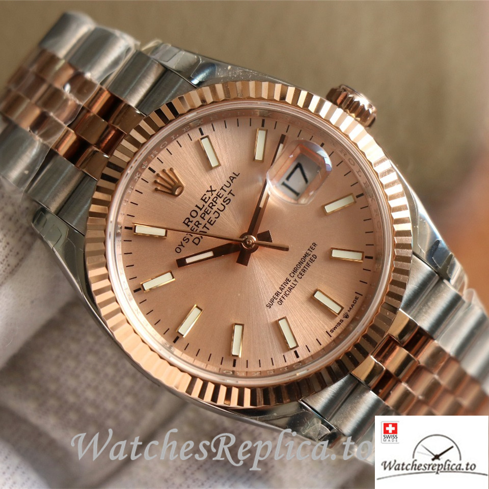 Swiss Rolex Datejust Replica 126233 Stainless steel strap 36MM - WatchesReplica.is