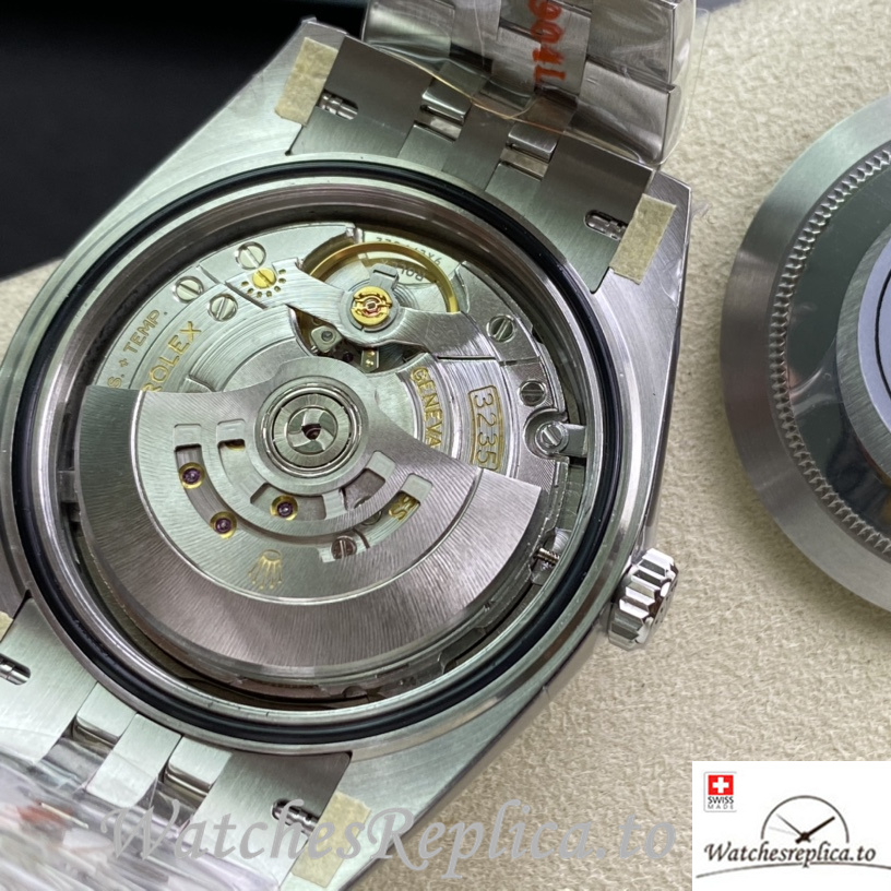 Swiss Rolex Datejust 126334 Replica Stainless steel strap 41MM - WatchesReplica.is