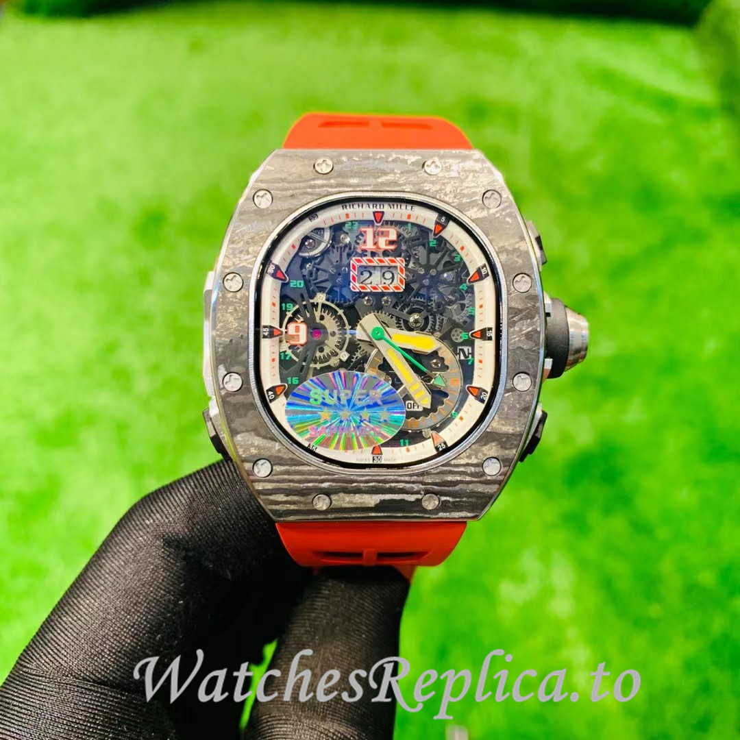 Richard Mille Replica RM62-01 Rubber strap 50MM - WatchesReplica.is