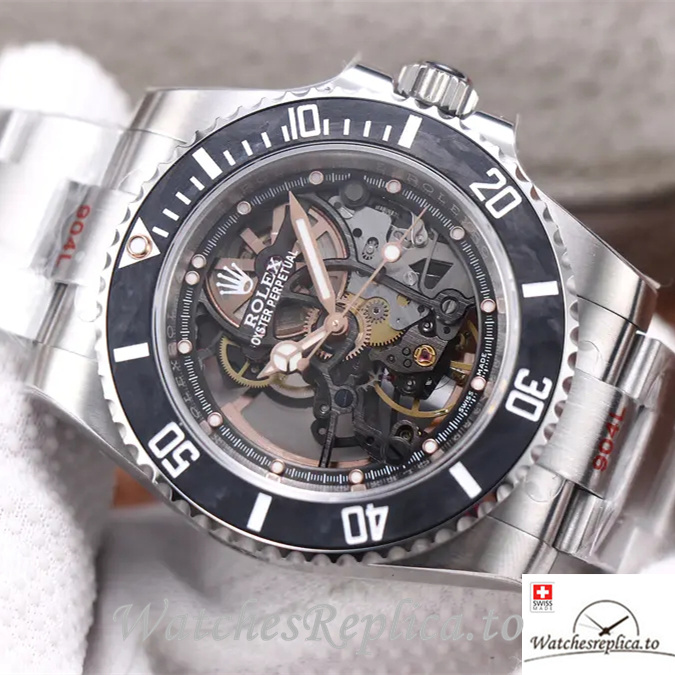 Swiss Rolex Oyster Perpetual 116610LN Replica Rubber strap 40MM - WatchesReplica.is