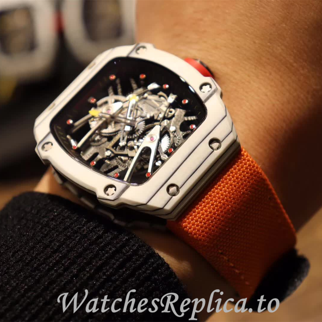 Richard Mille Replica RM27-02 Canvas strap 49MM - WatchesReplica.is