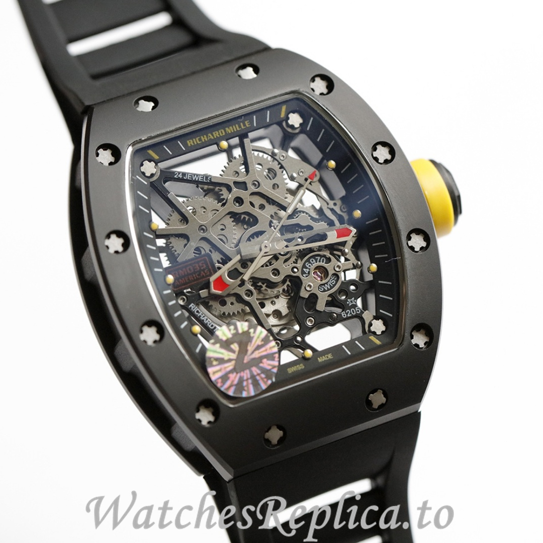 Richard Mille Replica RM035-AMERICA5 Rubber strap 50MM - WatchesReplica.is