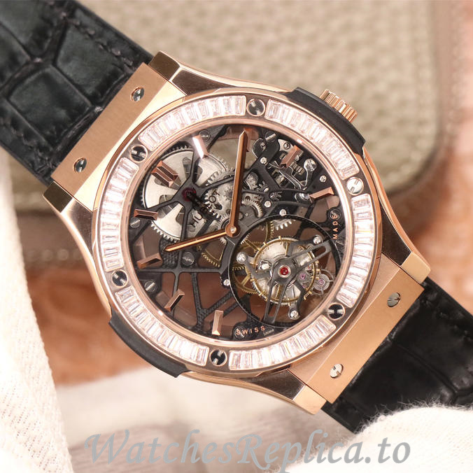 Hublot Replica Classic Fusion Series Leather strap 45MM - WatchesReplica.is