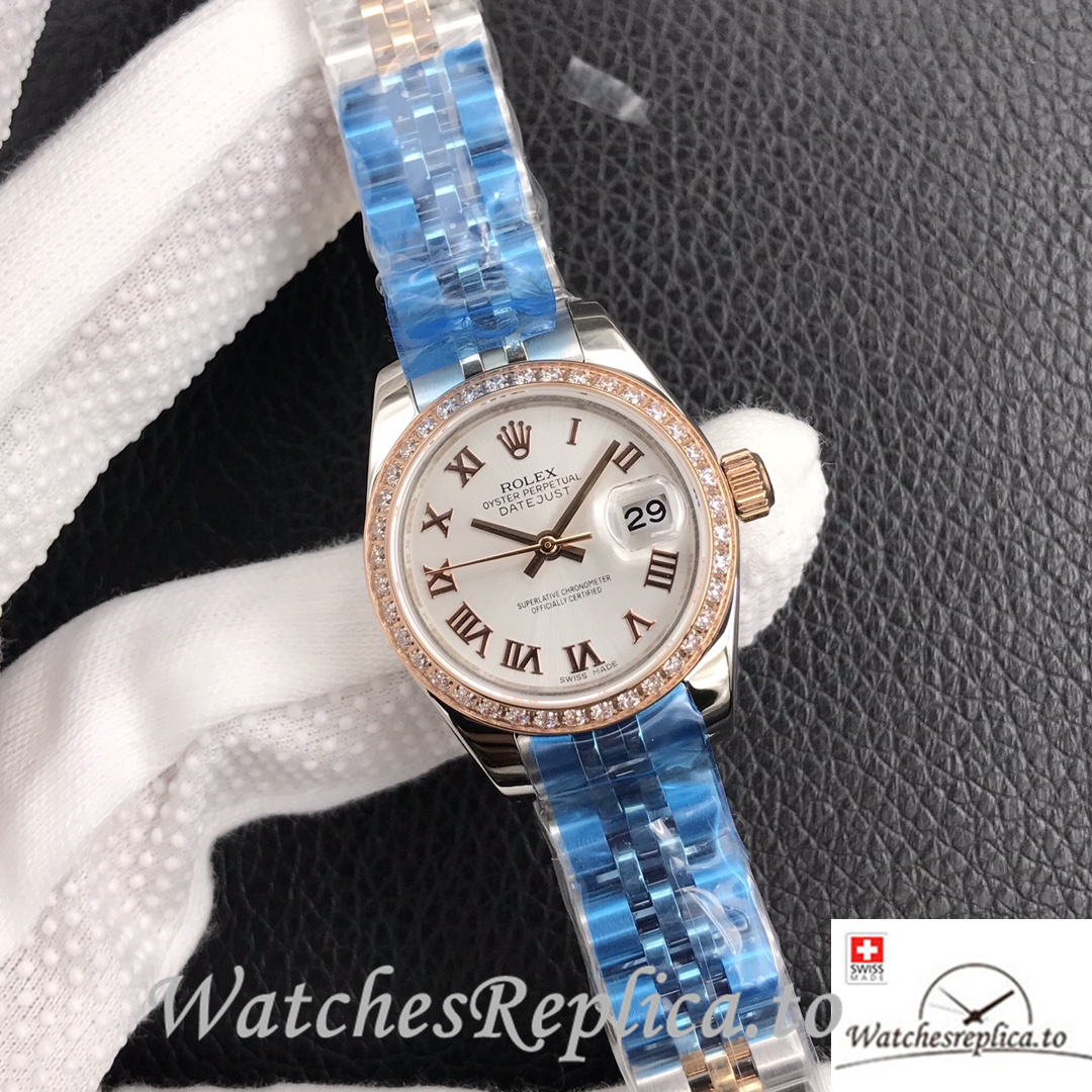 Swiss Rolex Datejust Replica 279381 Stainless steel strap 28MM - WatchesReplica.is