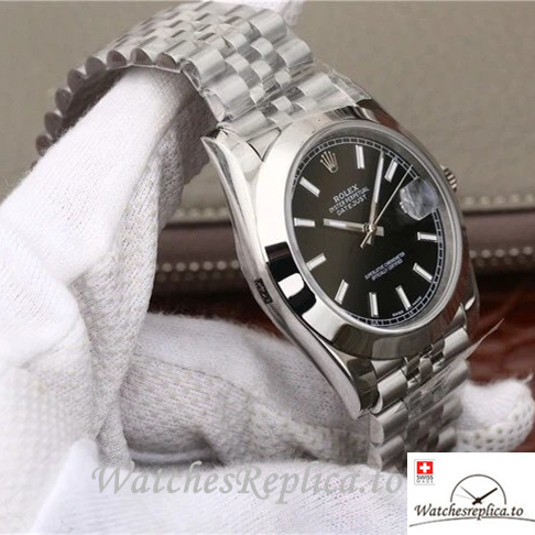 Swiss Rolex Datejust Replica 126300-0012 Stainless steel strap 41MM - WatchesReplica.is