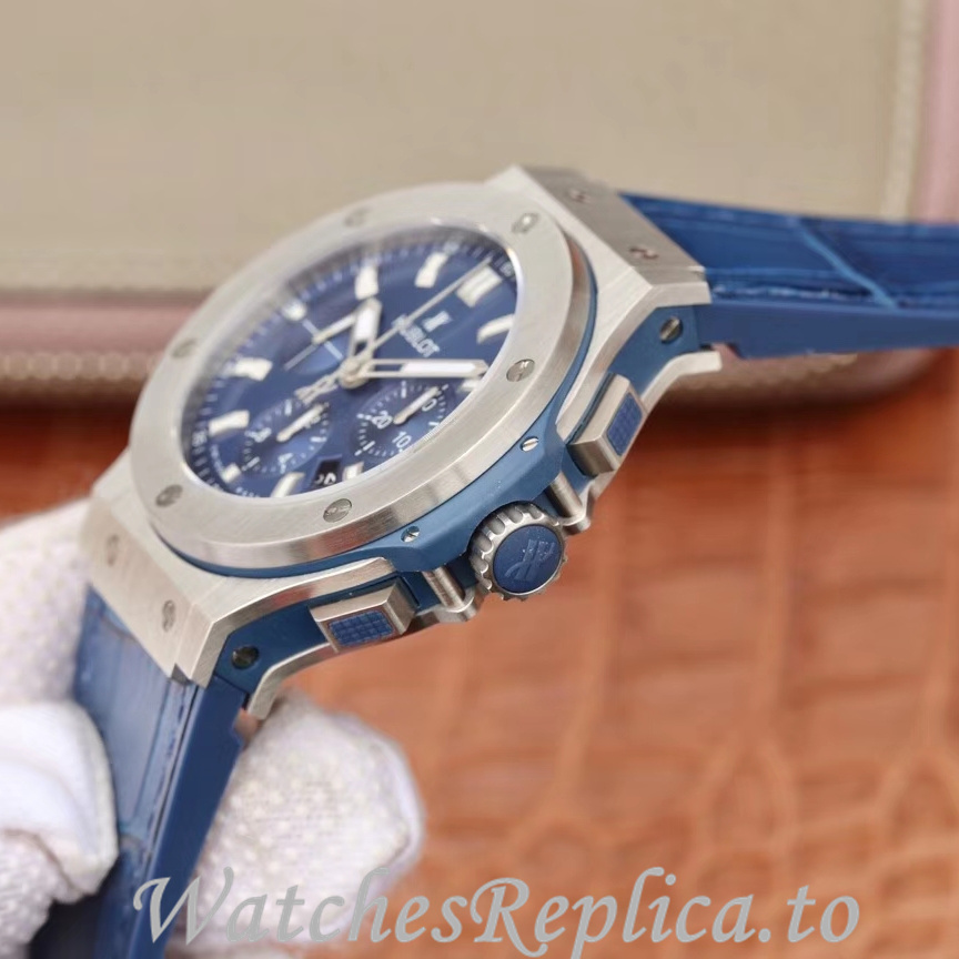 Hublot Replica Big Bang Leather strap 44MM - WatchesReplica.is