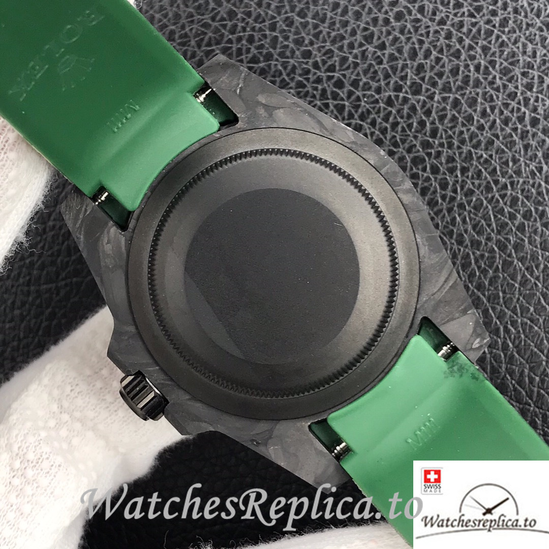 Swiss Rolex GMT-Master Replica Rubber strap 40MM - WatchesReplica.is