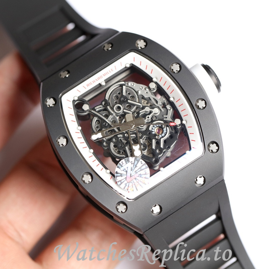 Richard Mille Replica RM055 Rubber strap 50MM - WatchesReplica.is