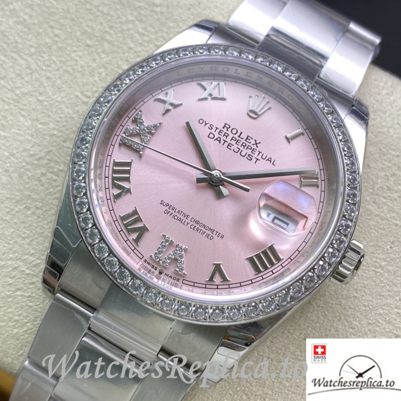 Swiss Rolex Datejust Replica 126233 Stainless steel strap 36MM - WatchesReplica.is