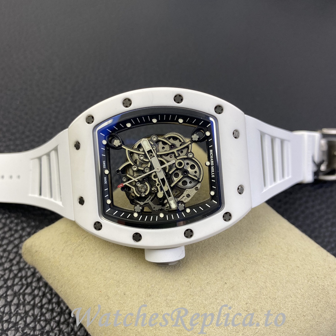 Richard Mille Replica RM055 Rubber strap 50MM - WatchesReplica.is