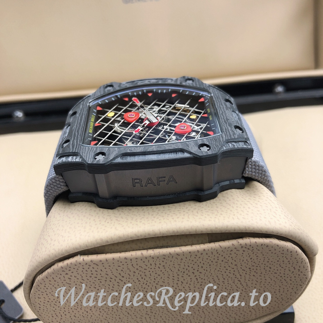 Richard Mille Replica RM27-04 Canvas strap 47.25x38.4MM - WatchesReplica.is