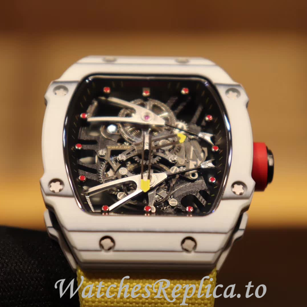 Richard Mille Replica RM27-02 Canvas strap 49MM - WatchesReplica.is
