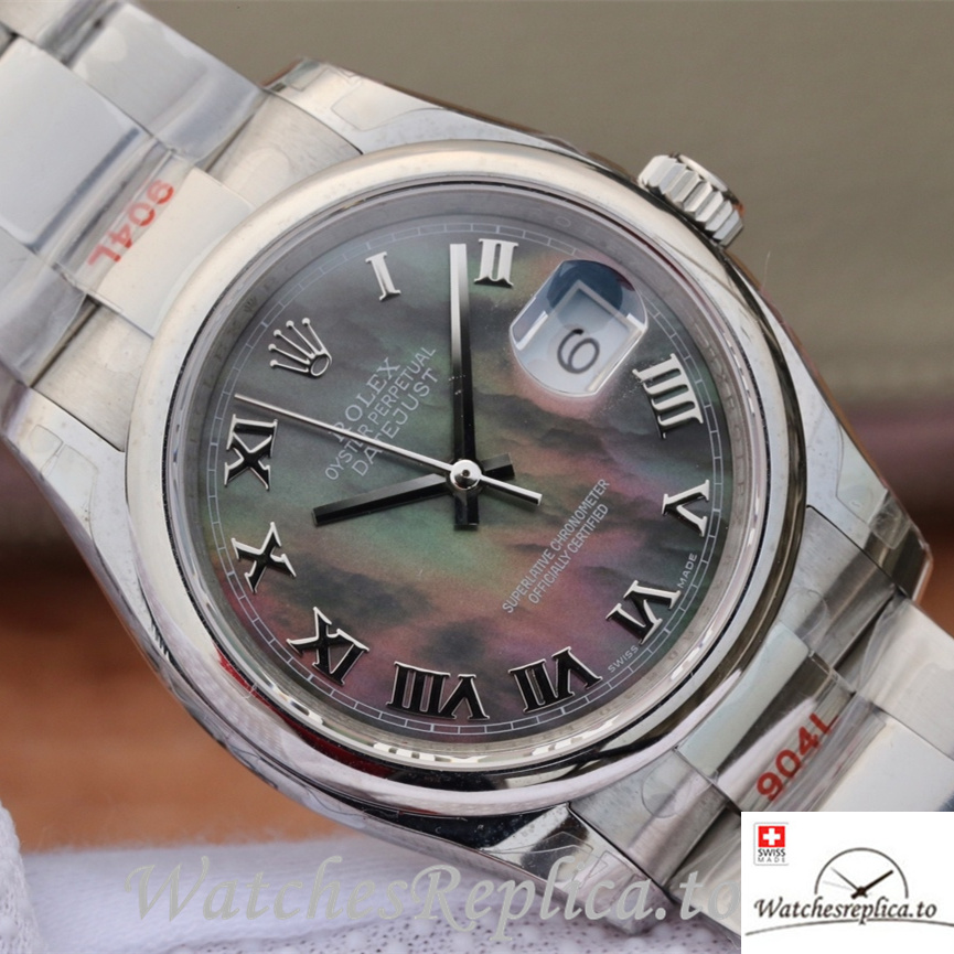 Swiss Rolex Datejust Replica 116200 Stainless steel strap 36MM - WatchesReplica.is