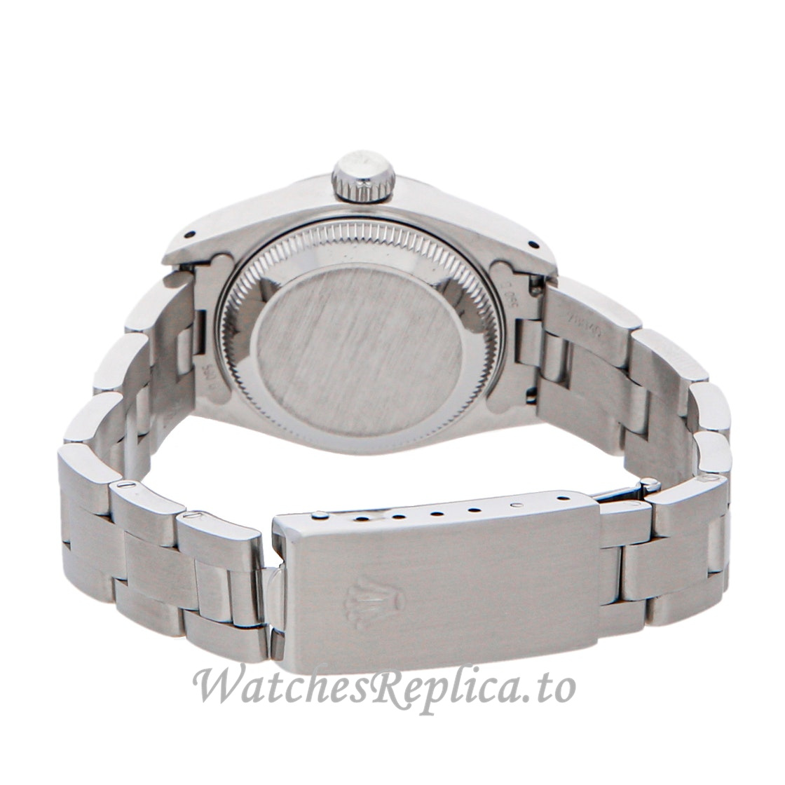 Replica Rolex Oyster Perpetual 69160 26MM Silver Dial Ladies Watch - WatchesReplica.is