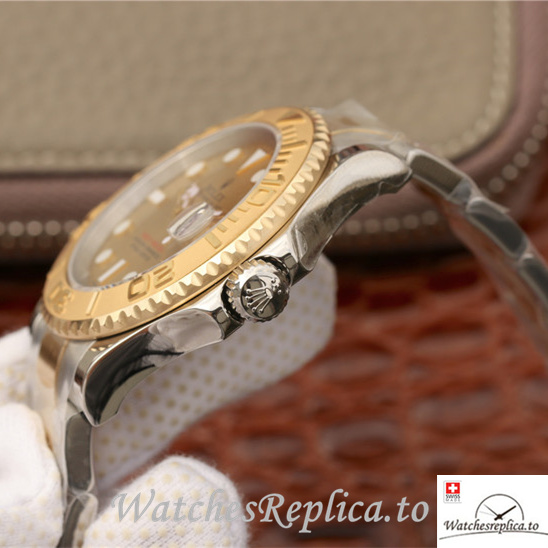 Swiss Rolex Yacht Master 168623-78753 Stainless steel strap 40MM - WatchesReplica.is