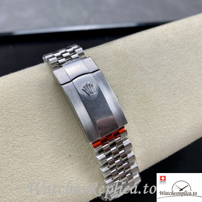 Swiss Rolex Datejust Replica 126234 Stainless steel strap 36MM Black Dial - WatchesReplica.is