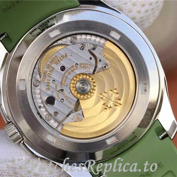 Patek Philippe Replica Aquanaut Rubber strap 42MM - WatchesReplica.is