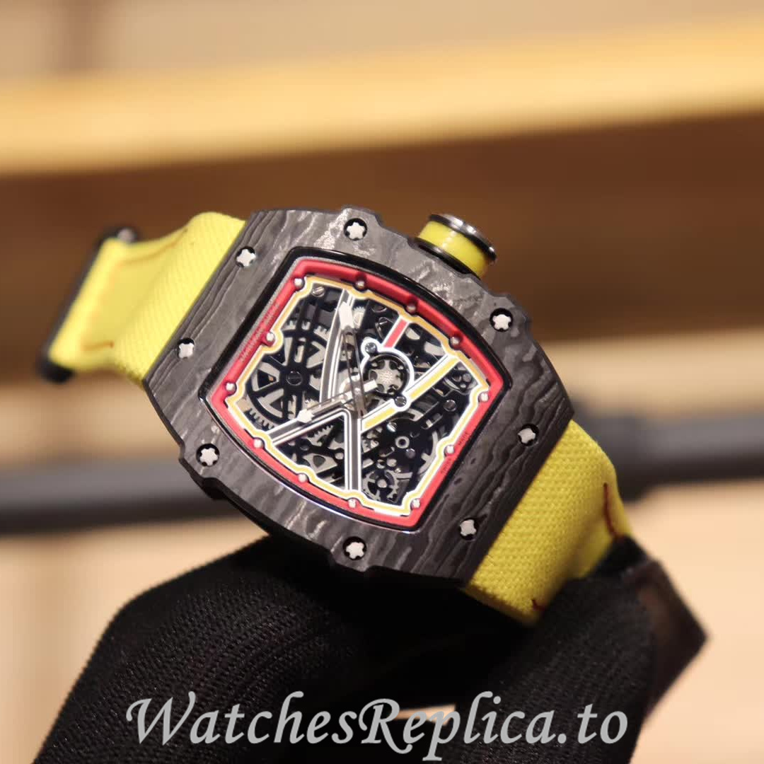 Richard Mille Replica RM67-02 Canvas strap 38.70x47.52MM - WatchesReplica.is