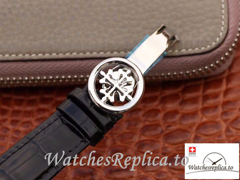 Swiss Patek Philippe Grand Complications Sky Moon Celestial Replica 5102G Black Strap 43MM - WatchesReplica.is