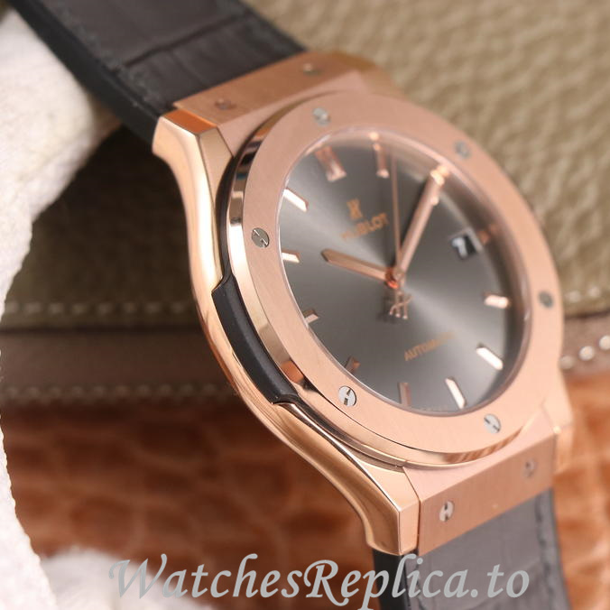 Hublot Replica Classic Fusion Series Leather strap 45MM - WatchesReplica.is