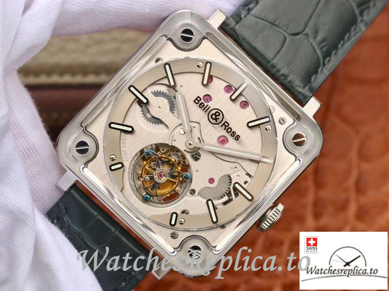 Swiss Bell & Ross Replica BR-X2 001 Black Strap 42.5MM - WatchesReplica.is