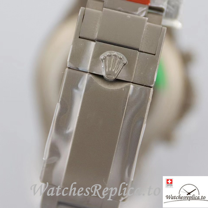 Swiss Rolex Daytona Replica Stainless steel strap 40MM - WatchesReplica.is