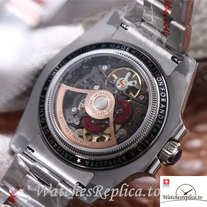 Swiss Rolex Oyster Perpetual 116610LN Replica Rubber strap 40MM - WatchesReplica.is