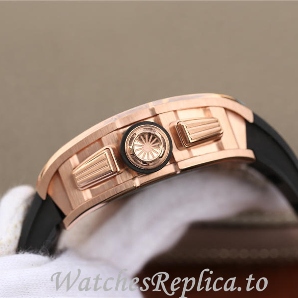Richard Mille Replica RM011 Rubber strap 50MM - WatchesReplica.is