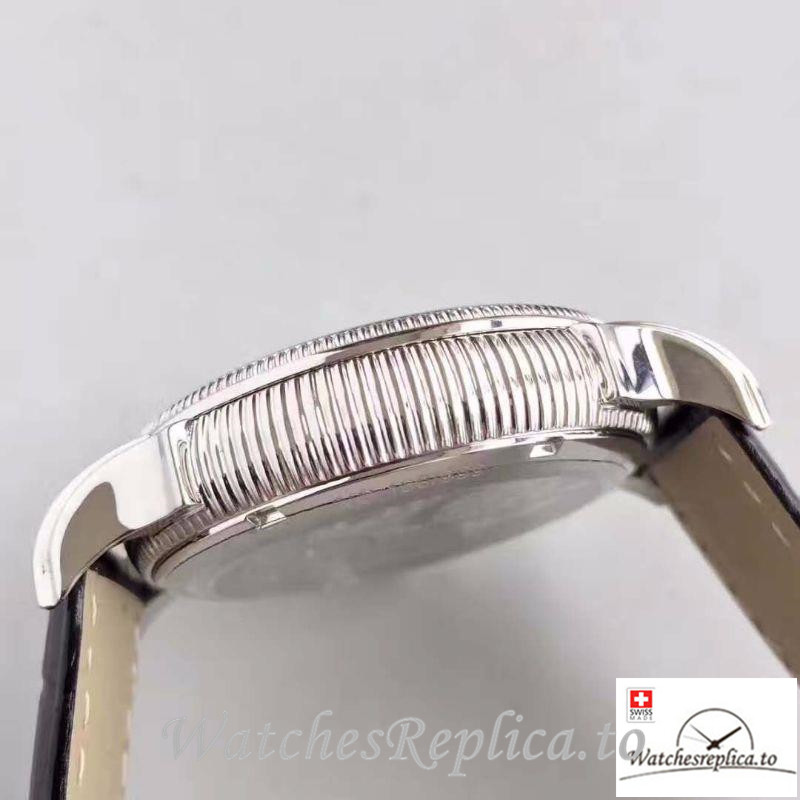 Swiss Patek Philippe Tourbillon Replica Silver Bezel 42MM - WatchesReplica.is