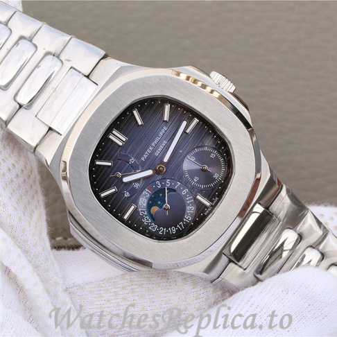 Patek Philippe Replica Nautilus 5712 Stainless steel strap 40MM - WatchesReplica.is