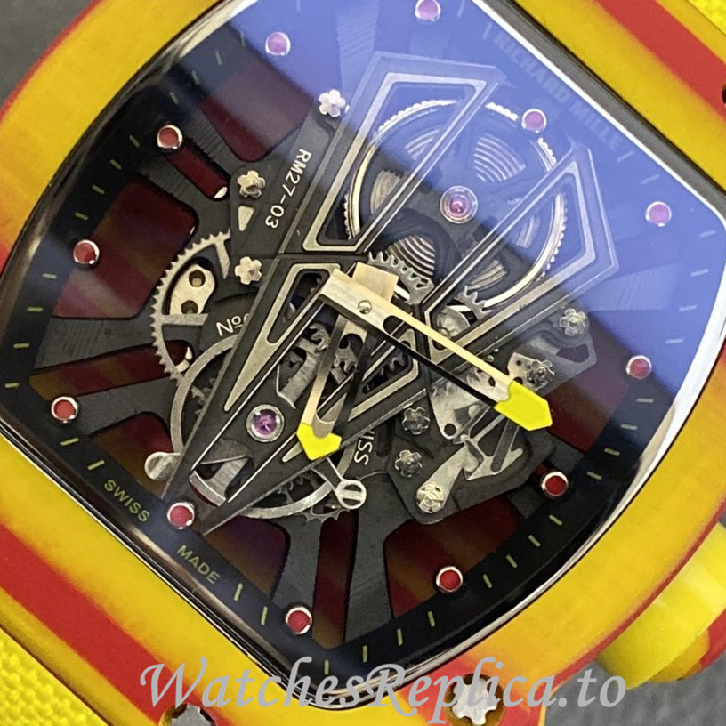 Richard Mille Replica RM27-03 Canvas strap 48MM - WatchesReplica.is