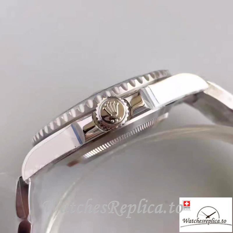 Swiss Rolex GMT-Master II Replica 116710BLNR Silver Strap 40MMx12.1MM - WatchesReplica.is