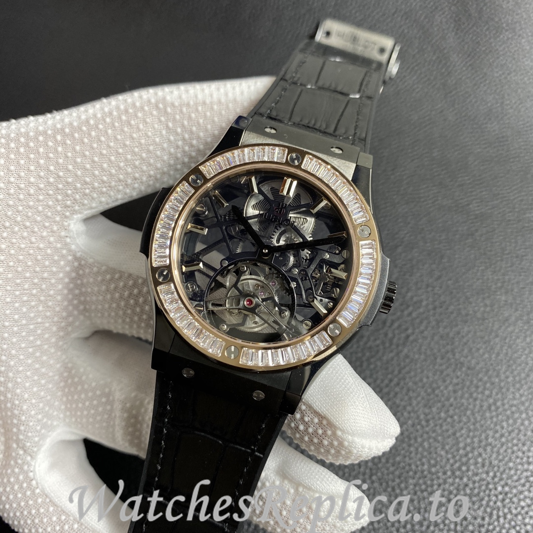 Hublot Replica Classic Fusion Leather strap 45MM - WatchesReplica.is