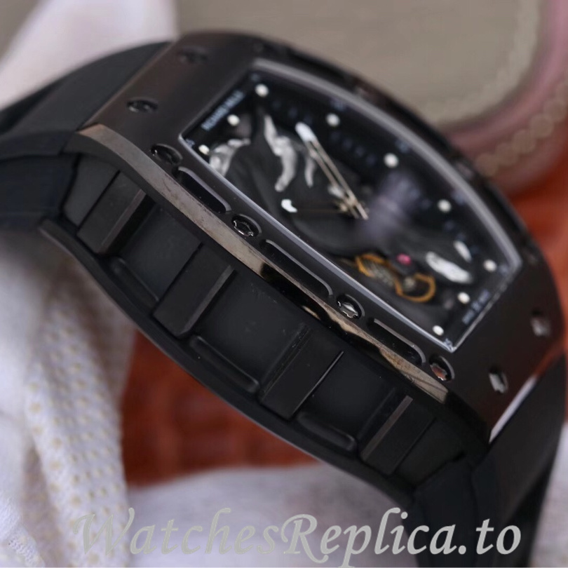 Richard Mille Replica RM52-02 Rubber strap 50MM - WatchesReplica.is